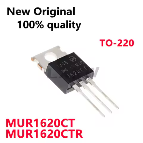 10/PCS New Original MUR1620CT MUR1620CTR TO-220 Fast recovery diode co-positive/co-negative In Stock