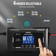 P15 smart charger for LiFePO4 battery, Lead Acid battery & Lithium Ion battery 12v/24V