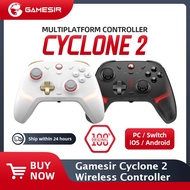 GameSir Cyclone 2 Wireless Controller Bluetooth Gamepad with Hall Effect for PC Switch iPhone Androi