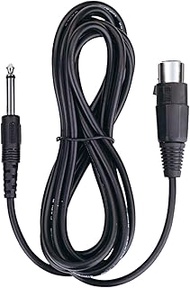 Generic 16.5 FT/5 Meters, Female XLR to 1/4 Inch(6.35mm) TS Mono Jack Unbalanced Microphone Cable, f