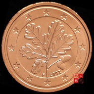 Brand New German 2 Euro Steel Copper Plated Diameter 18.75mm Various Foreign Currency Coins Coins Ge