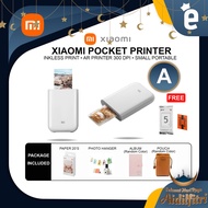 [Global Version] Xiaomi Pocket Photo Printer AR Printer 300DPI Portable Photo DIY Picture Printer 500mAh Bluetooth