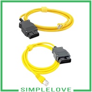 [Simple] OBD2 Diagnostic Cable 16 Pin Adapter Sturdy Replacement for BMW F Series Z Series Car Elect
