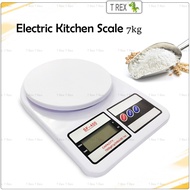 Electric Kitchen Scale 7kg / Digital LCD Electronic Weighing Scale / Bakery Scale / Penimbang Dapur