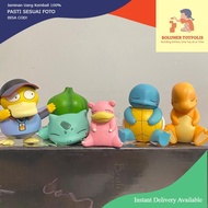 Figure Pokemon Sleep Chibi Squirrel Bulbasaur Psyduck Slowpoke Psyduck Chibi Toy Display