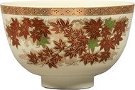 Miyachi Eikou Matcha Bowl, White, Size: Diameter 5.0 x Height 3.1 inches (12.6 x 7.8 cm), Satsuma Sh