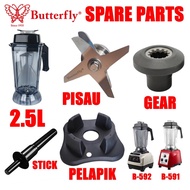 Original BUTTERFLY Heavy Duty Blender B-591 B-592 Spare Part Replacement