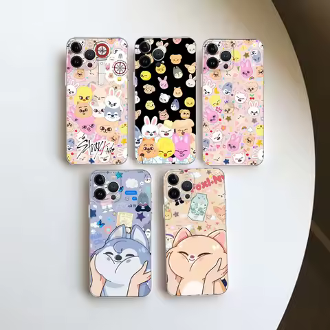 Kpop Stray Kids S-skzoo Phone Case For Iphone 16 15 11 13 14 Pro Max 7 8 Plus X Xr Xs Max Se2020 12m