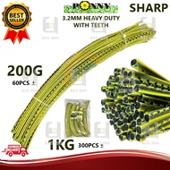 (WITH TEETH 3.2MM) 12" PONNY PG230 HEAVY DUTY 3.2MM NYLON TRIMMER LINE FOR GRASS CUTTING TALI POTONG