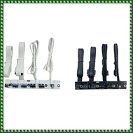 USB 3.0 Front Panel Hub IO Panel 2-Port USB3.0+2-Port USB2.0+1-Port TYPE-C 20G+LED Switch for PC Cas