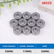 ✰✪10Pcs 683 684 685 686 687 688 689 ZZ 2Z Small Deep Groove Ball Bearing Metal Shielded Miniature Be