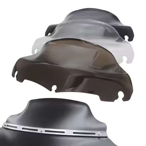 Motorcycle 9" Black /Smoke /Clear Windshield Fairing Windscreen For Touring Electra Glide Ultra Limi