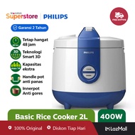 Philips Rice Cooker 2 Liter - HD3119/31 Biru