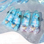 Girls Princess Sandals Melissa Baby Jelly Shoes Children Sandals Crystal Shoes