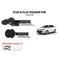 Infinity Plug&Play Speaker For Toyota Vios. Infinity Reference 6530CX & Infinity Reference 6532IX