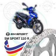 SPROCKET RANTAI 428 SET SPOCKET RANTAI 428 1 SET MOTOR MFORCE SM SPORT 110R SM SPORT 110 R