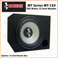 100% ORIGINAL MOHAWK MT SERIES MT-124 12 inch Subwoofer 250 Max Power Car Woofer Audio System Woofer Box For All Car