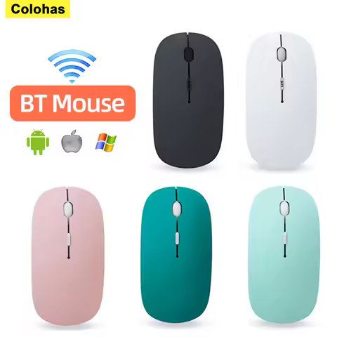 Bluetooth Mouse for IPad Samsung Huawei Lenovo Android Windows Tablet Wireless Mouse for Notebook Co