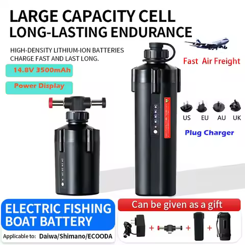 14.8V 3500mAh Sea Fishing Reel Battery For DAIWA SHIMANO ECOODA 14.8V Waterproof 3500mAh Electric Fi
