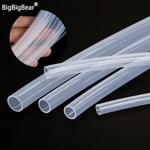 1~10m PTFE Tube FEP Insulated Hose ID 0.5 1 2 2.5 3 4 5 6 7 8 10 mm Transparent Extruder J-head Rigi