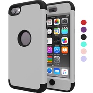 For iPod Touch 7 Case,iPod Touch 6 Case, iPod Touch 5 Case, Three Layer Series Heavy Duty High Impac