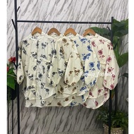 KEMEJA Ivana Floral Shirt | Ivana Tunic Shirt Wanita