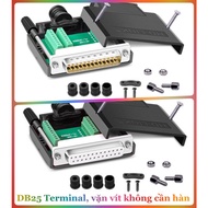 DB25 LPT terminal male female screwdriver without solder. Create industrial CNC machine COM cable, D