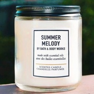 BBW SUMMER MELODY 1 WICK SCENTED CANDLE 198 G PENGHARUM RUANGAN