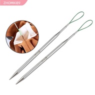 ZHOMKI89 Elastic Cord Rope Threader, Multi Functional Crochet Belt Threading Needle, Easy Threaders 