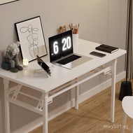 Desk for Bedroom Writing Desk Long Table for Girls Work Folding Computer Desk for Rental House A9L D