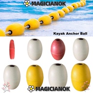 MAGICIANOK Kayak Anchor Line Drift Anchor, 8 Styles Multicolors Kayak Anchor Ball,  PVC Ski Rope Boa