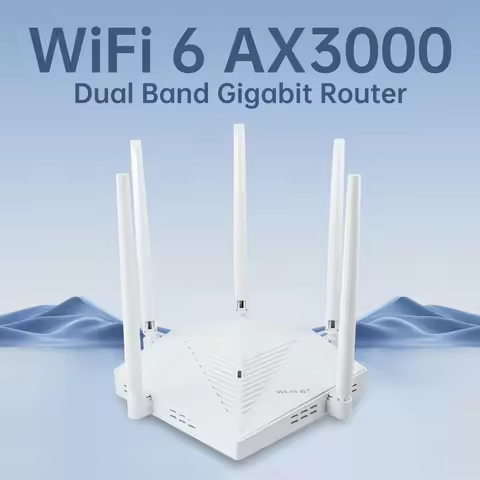 EDUP RT2980 Router AX3000 3000Mbps Dual Band 2.4/5GHz Gigabit WIFI6 Router 802.11AX MIMO EasyMesh Wi