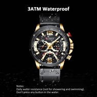 "Original" 100% Curren 8329 Luxury Chronograph Men Watch Leather Luxury Waterproof Sport Watch For M