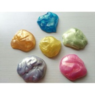 🐼Metallic shimmering slime beatiful glossy slime murah malaysia by pandaslimebakery