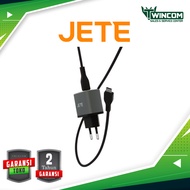 JETE C83 20W Charger Head Adapter Includes USB Type C To C Fast Charging Cable Travel Size Batok Wal