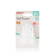Pigeon SofTouch Wide Neck Nipple SS/S/M/L/LL/LLL | GoodealBB