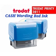 Trodat Printy Self-Inking Stamp 3911 CASH Red Ink