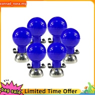 For ECG Machine Compatible 6 Pieces Reusable EKG Electrodes Chest Suction for ECG Bulb Multi-Functio