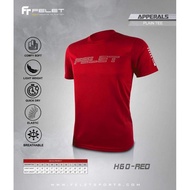 Felt badminton T-shirt H60 red