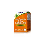 [Exp Date 2/6/2024] NOW FOODS Saw Palmetto &amp; Zinc 600mg 60 Capsules For Prostate Health and support overall well-being in men