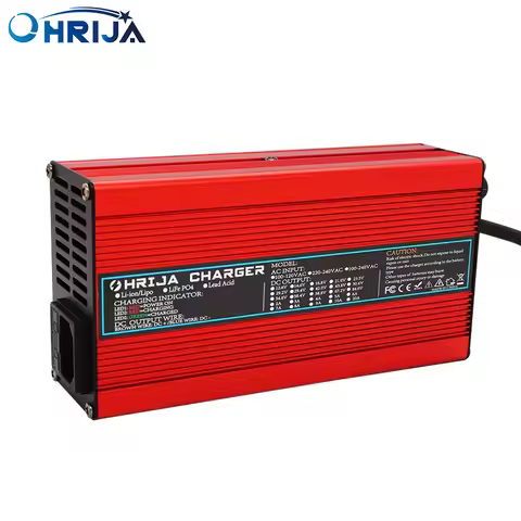 OHRIJA 84V 5A Charger Smart Aluminum Case Is Suitable For 20S 74V Outdoor Lithium Ion Battery Car Ba