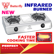 Butterfly BGC-881 Infrared Gas Stove Double Burner Cooker