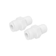 ข้อต่อตรงเกลียวนอกเครื่องกรองน้ำ DEXZON SPEED FIT 1/4 นิ้ว (1171534)