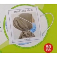 BENXON SCGM Hijab/Tudung Headloop 3 Ply Surgical / Medical Grade Quality Face Mask 50Pcs