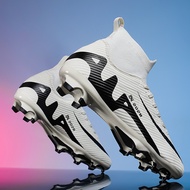 Men Football Boots Long Spike Kids Grass Tf/fg Training Soccer Shoes Professional Society Sneakers O