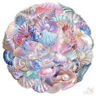❀ Shell Conch Starfish Pearl Series 02 PET Stickers ❀ 50Pcs/Set DIY Fashion Waterproof Kids Rewards 