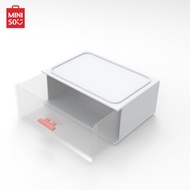 MINISO กล่องเก็บของ กล่องเก็บของอเนกประสงค์ อุปกรณ์จัดเก็บเครื่องสำอางค์  แบบใส Storage Drawer
