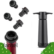 LANSEL Wine Preserver, with 10 Vacuum Stoppers Reusable Wine Saver Pump, Durable Black Easy to Use Plastic Bottle Sealer Wine Bottles