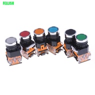 Release and hold button in Blue, Red, Yellow without light and with Phi 22 light CML LA39-11,CML LA3