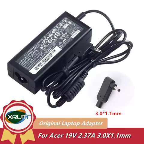 For Acer Ultrabook AC Adapter Mini Charger Original Power Supply A13-045N2A PA-1450-26 A045R021L 45W